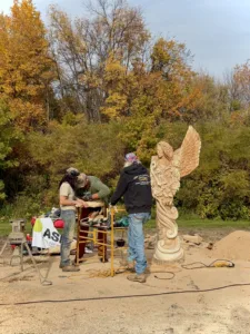 Carve Wars contributes art to Minot
